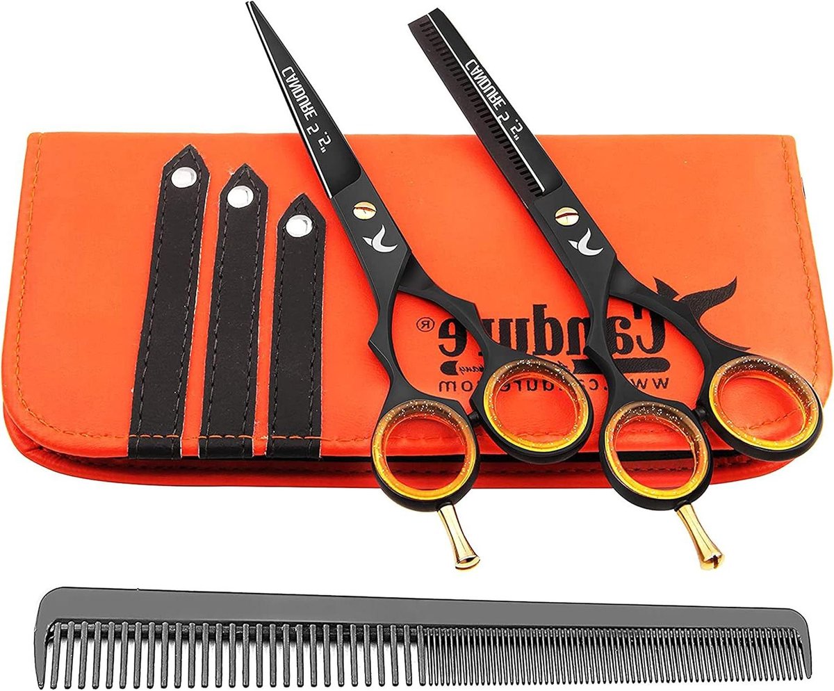 Kappersschaar Set - Haarknipper Schaar - Professioneel Knippen - Japanse Roestvrij Staal - 55 inch - Zilver