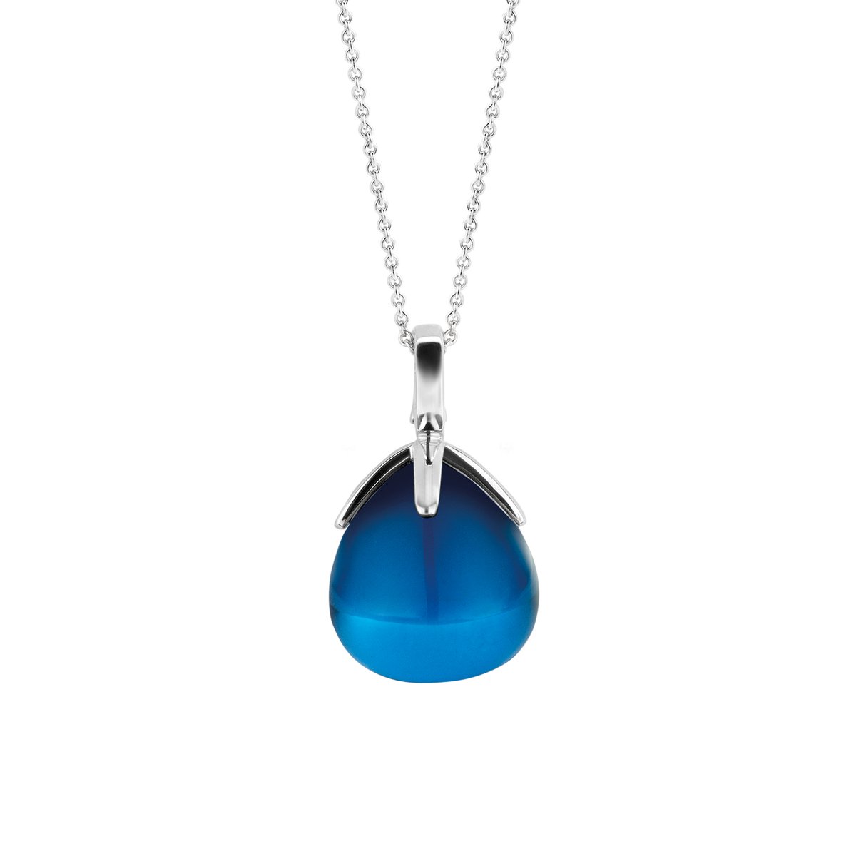 TI SENTO Dames Hanger - 925 zilver - Blauw - 6762DB