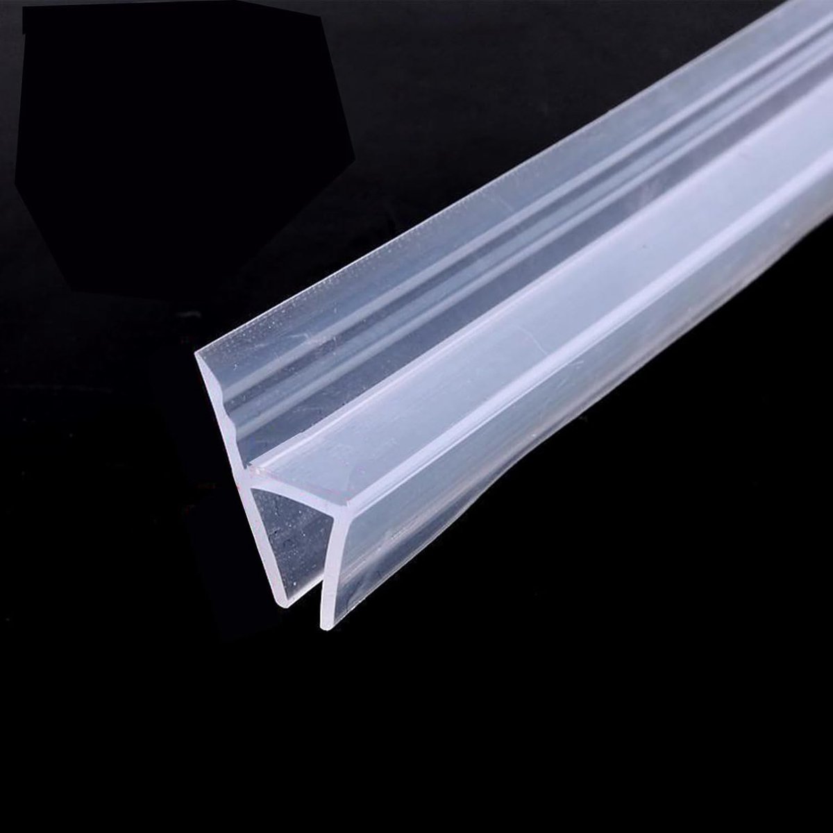Doucheafdichting, 200 cm douchedeurafdichting voor 8 mm, rubberen reserveafdichting, waterafstotende douchedeur, afdichting voor douchedeur, afdichting (voor 8 mm glasdiktes, H)