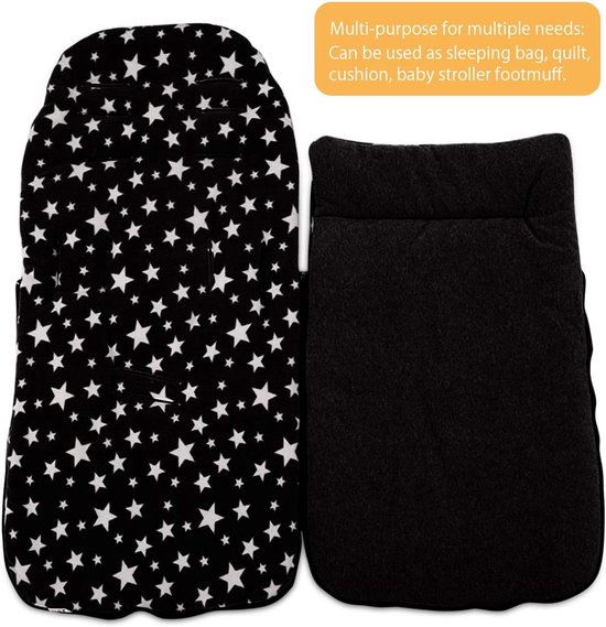 Universele Premium kinderwagen voetenzak, Cosy Toes fleece voering, voor kinderwagen buggy van Universele — afbeelding 2