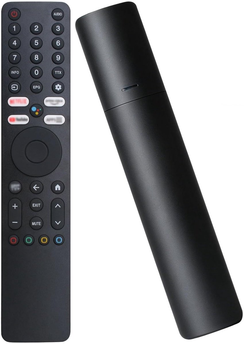 SnelShoppen - Vervangende afstandsbediening voor Smart TV, universele afstandsbediening met spraakzoekfunctie, Bluetooth-verbinding, compatibel met MI