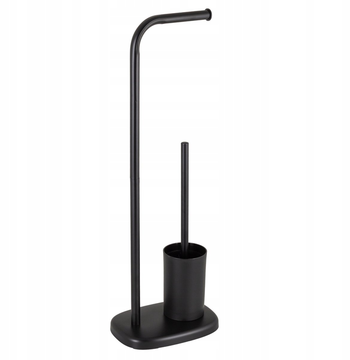 AWD Interior Toiletborstelhouder & Toiletrolhouder Zwart Metaal