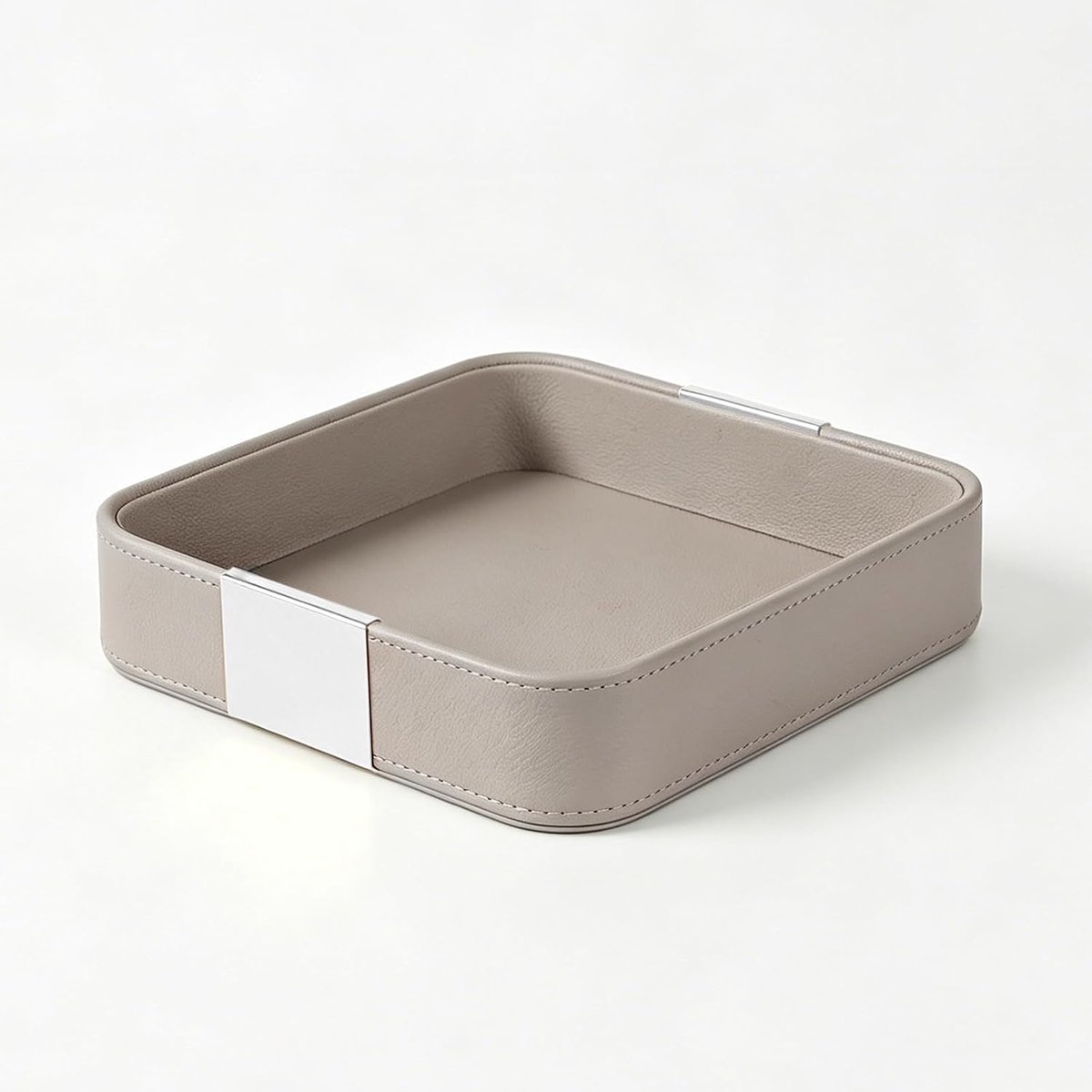 Luxe Lederen Lade Desktop Opslag Kleine Catchall Organizer Decoratieve Lade Voor Entryway Tafel Om Sieraden Horloge Cosmetica Sleutels Telefoon Portemonnee Thuis & Kantoor Accessoires