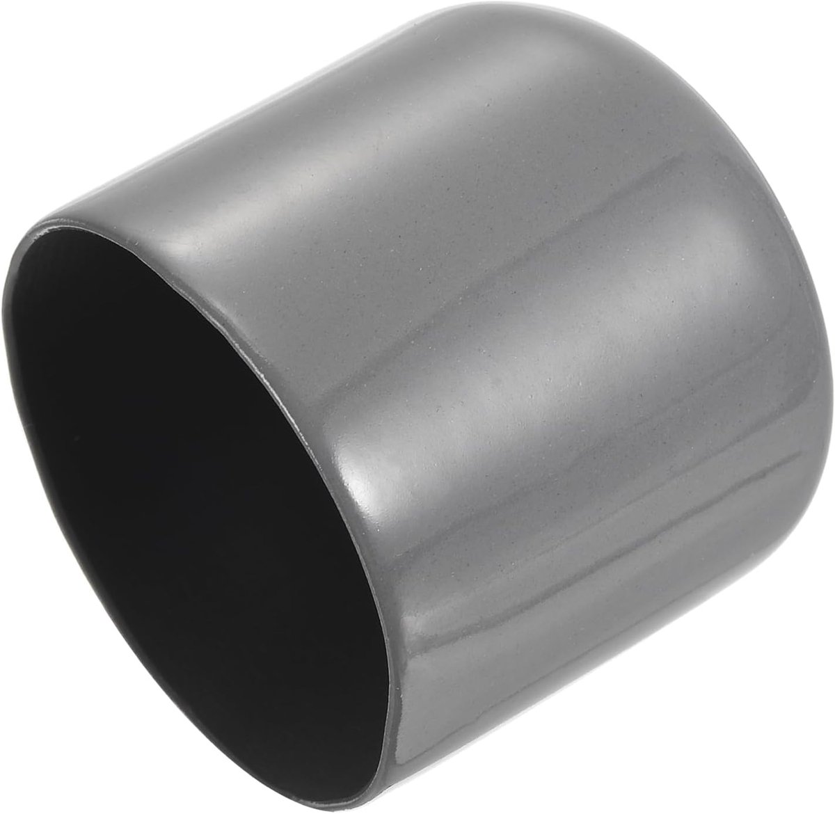 4 stuks rubberen eindkappen 49 mm ID, ronde rubberen stoppen, paalkappen, hekpaalkappen, stoelpootkappen, voetkappen, sluitkappen, glijders voor tafelpoten, meubelpoten, donkergrijs