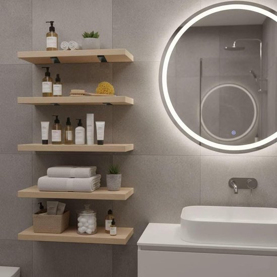 Plankhouder, voor zware belasting, metaal, 25 cm, wandmontage, plankdrager voor wandmontage, zware lasten, wandhouder, 70 kg draagkracht, T-hoek, zwart, 6 stuks — afbeelding 3