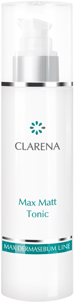 Clarena Max Dermasebum Gezichtstonic - Matterende Tonic - Reinigingslotion - 200 ml - Voor Trouw En Gemengde Huid