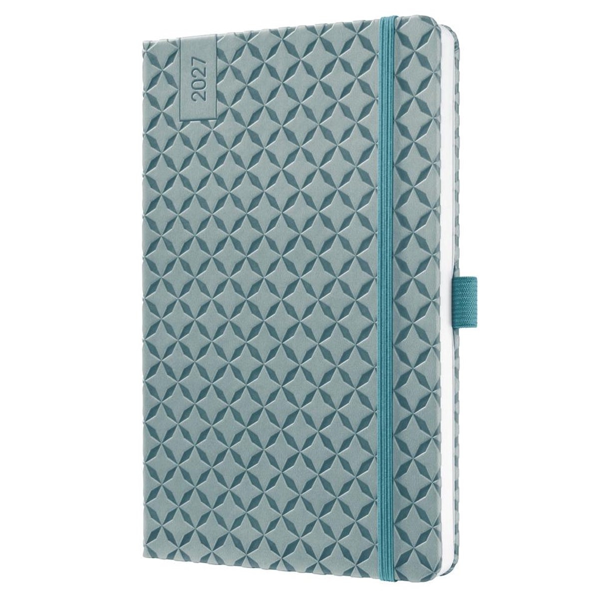 Weekagenda Flair A5 2027 (NL/FR/EN/DU) Ocean Blue Harde kaft - Hardcover