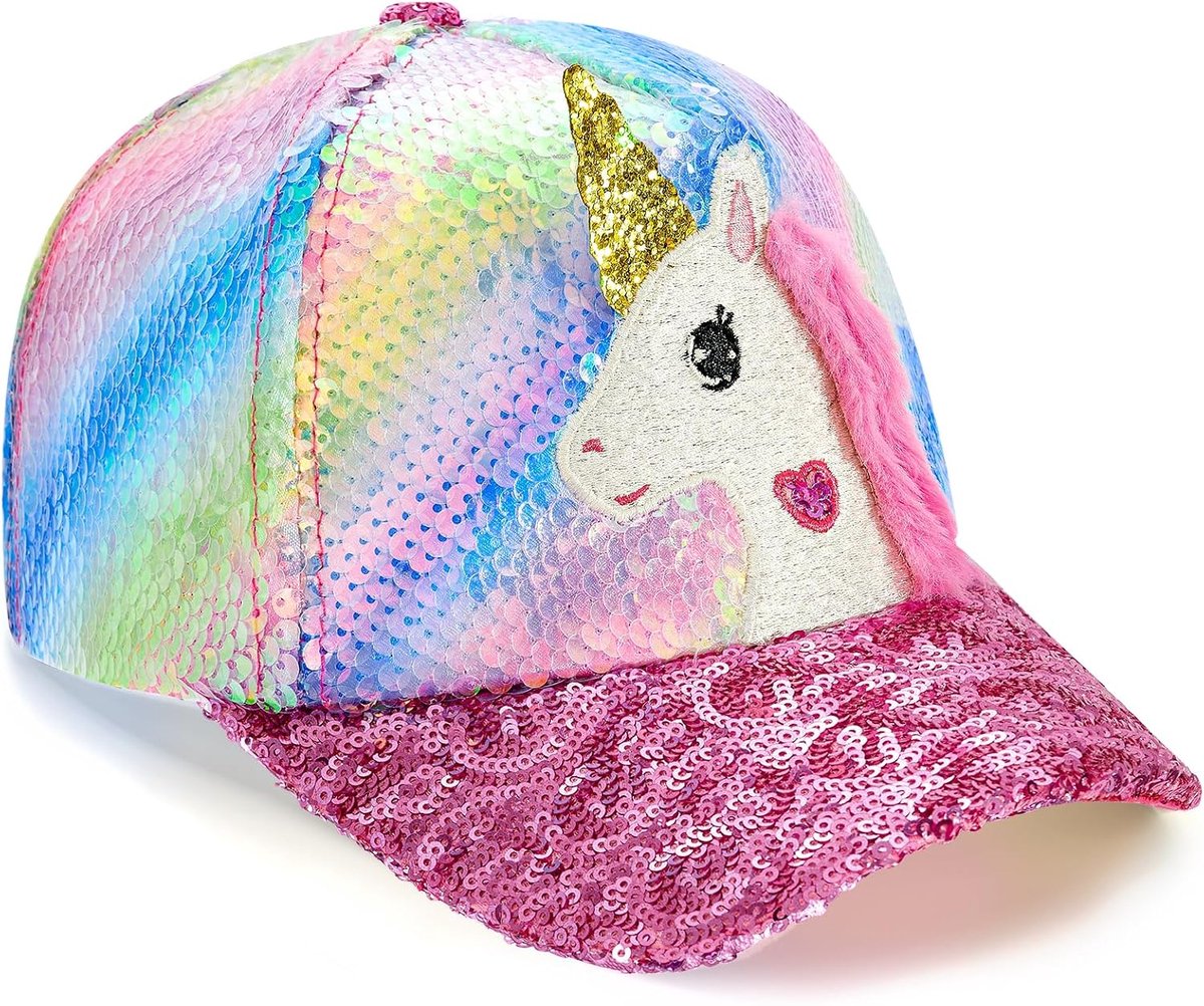 Meisjes Eenhoorn Baseball Cap Kids Trucker Hoed Jeugd Leuke Verstelbare Snapback Cap