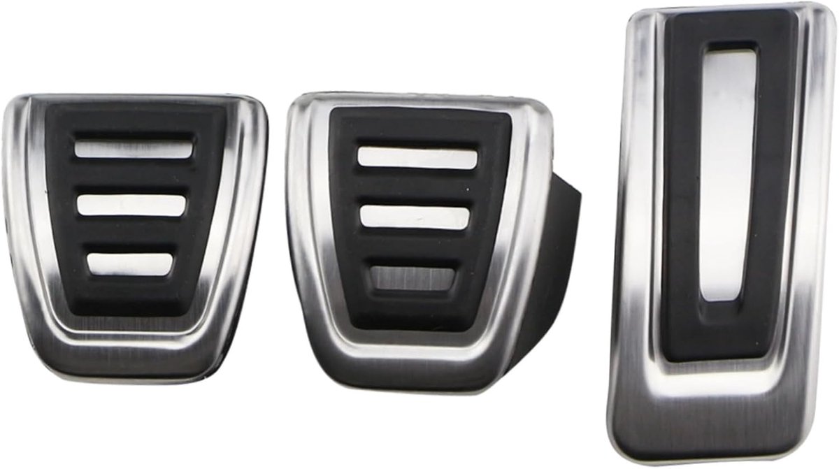 VW,Voor GOLF 7 MK7,Voor A1,Voor Skoda,Voor Fabia RVS Auto Accelerator Rem Voetsteun Pedaal Cover(MT)