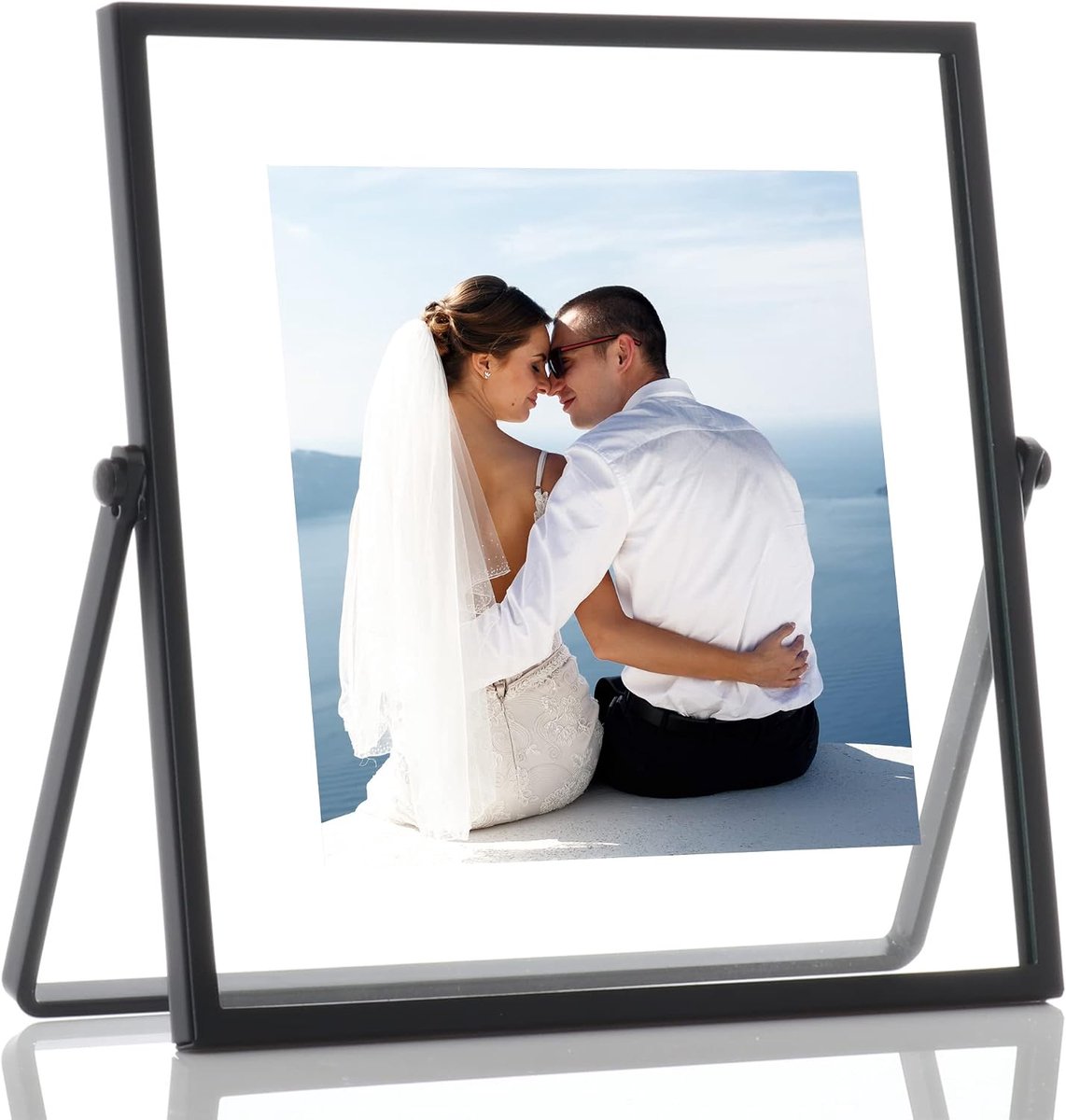 Frames metalen schildersezel Float fotolijst, 4x4, zwart