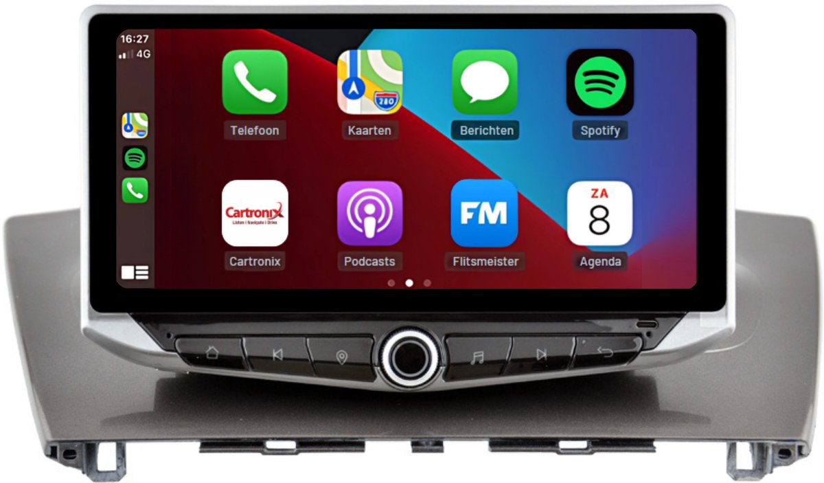 CarPlay autoradio geschikt voor Toyota IQ | 2009 t/m 2015 | Cartronix CTX-119118 | 2009 2010 2011 2012 2013 2014 2015 | 10.88 inch | Android 15 | Draadloos Apple CarPlay & Android Auto | 2GB + 32GB | Bluetooth & Wifi