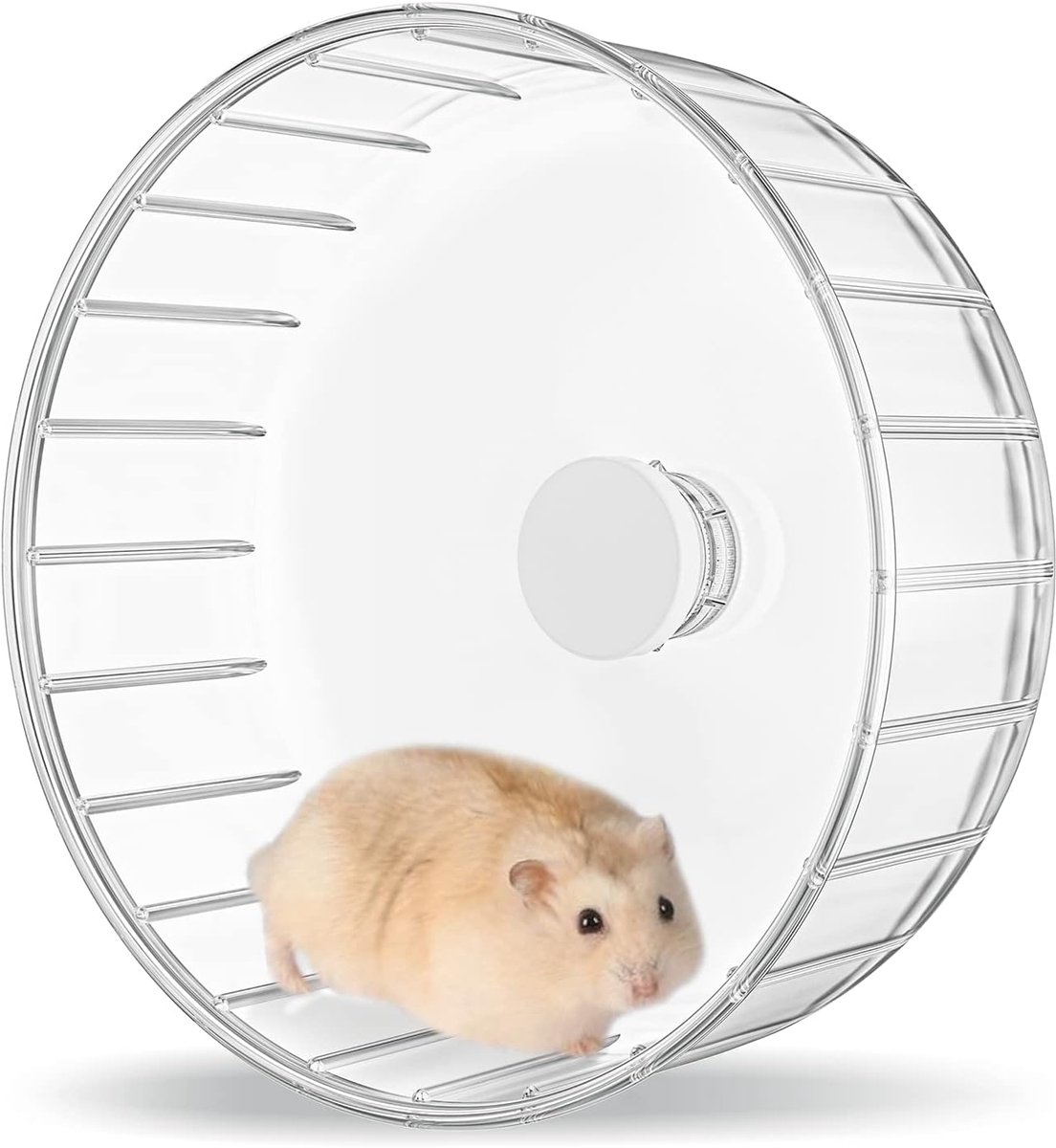 Hamsterwiel, 15 cm loopwiel hamster stil hamsterspeelgoed transparant voor Totoro Mouse eekhoorns chinchilla's kleine dieren huisdier