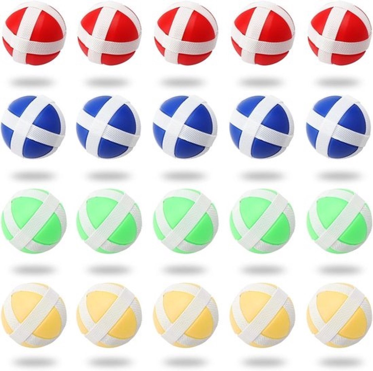 20 Stuks Klittenband Ballen Set voor Dartbord Spel Binnen en Buiten