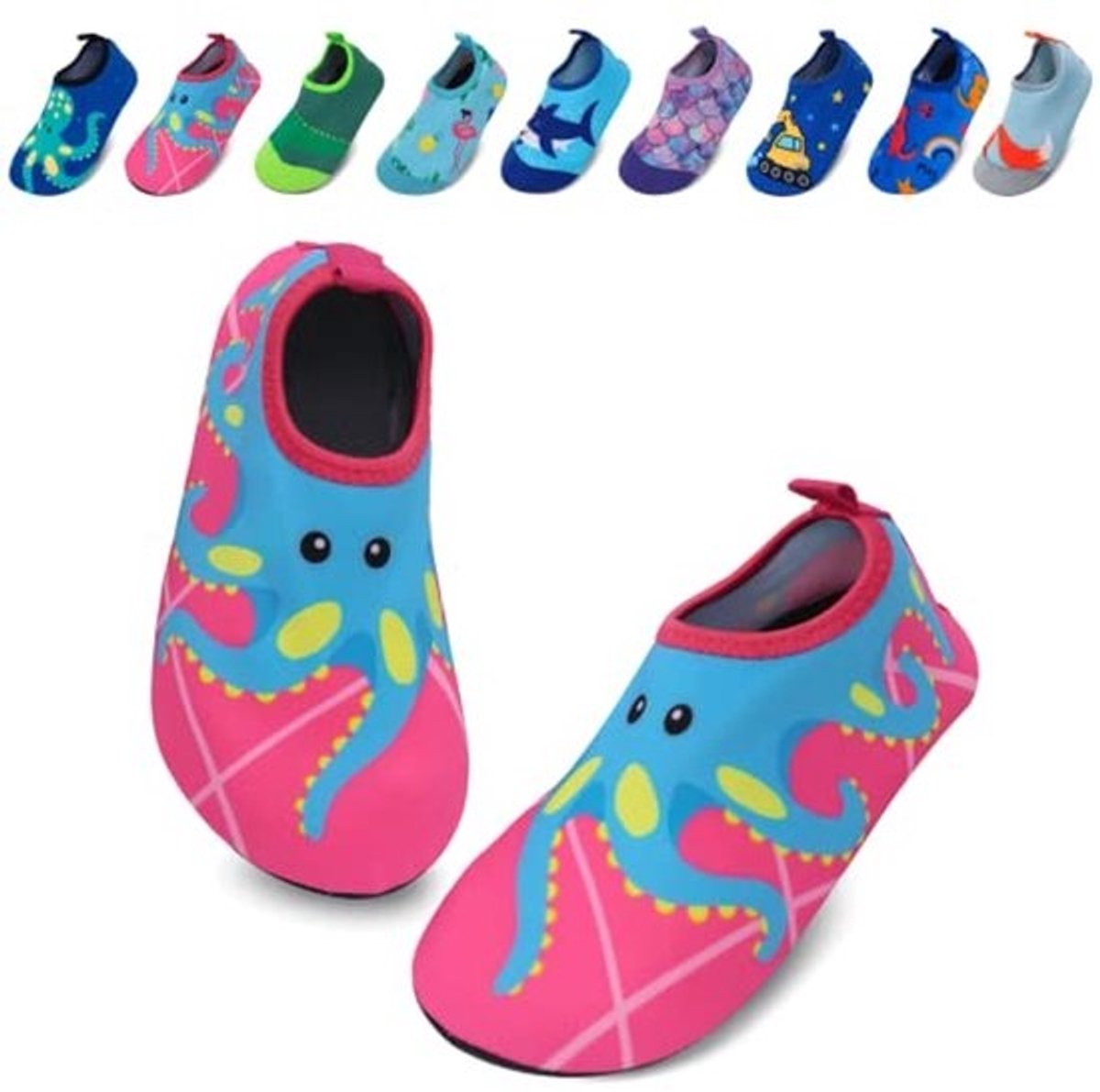 EDOTON Waterschoenen voor kinderen, antislip, verdikte zool, zachte en duurzame kinderstrandschoenen, geschikt voor strand, zwembad, tuin