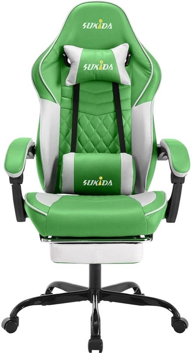 Ergonomische Gaming Stoel met Massagefunctie en Lumbale Ondersteuning