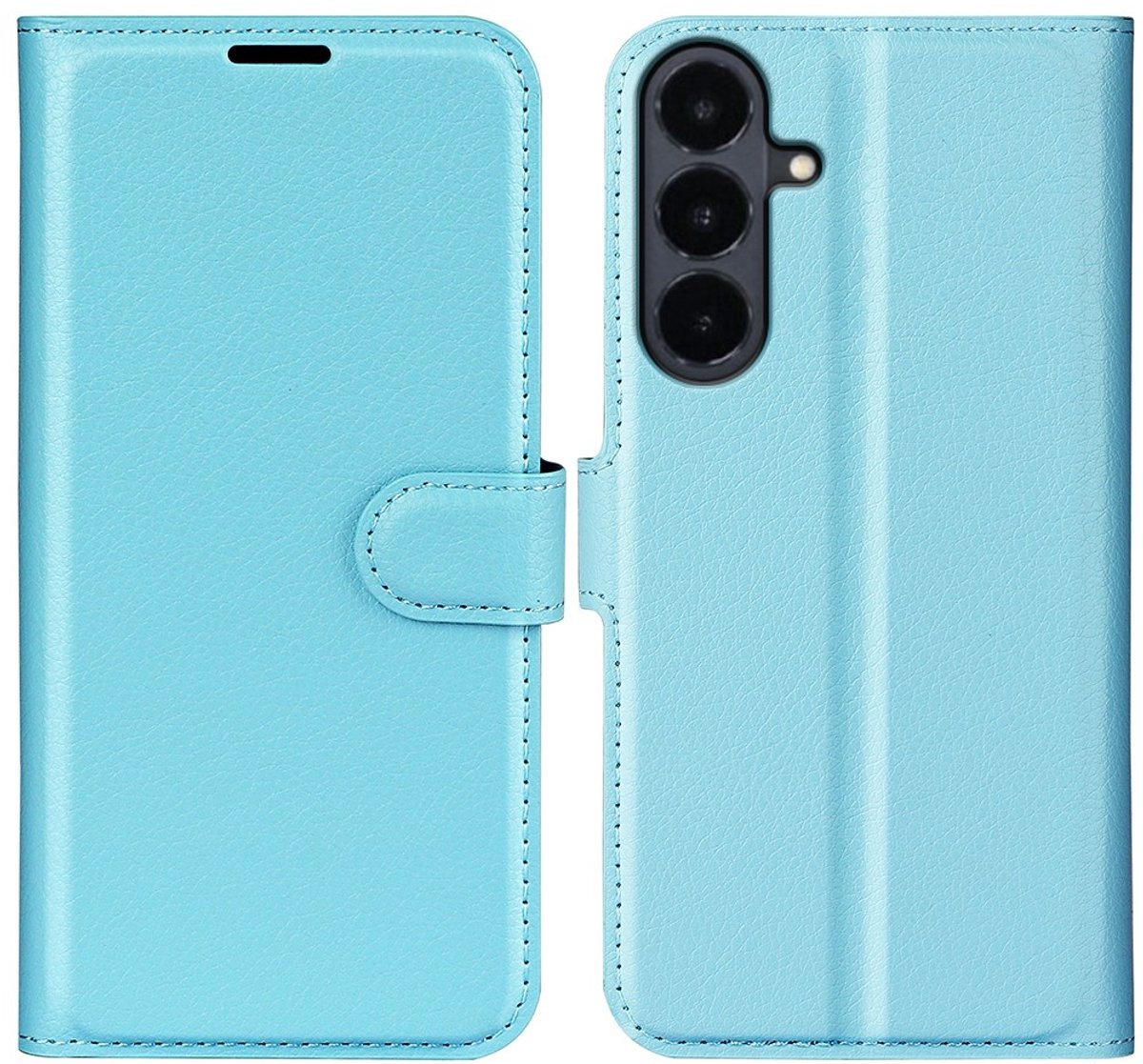 Coverup Hoesje - Geschikt voor Samsung Galaxy S26 FE Hoesje - Coverup Book Case - Lichtblauw