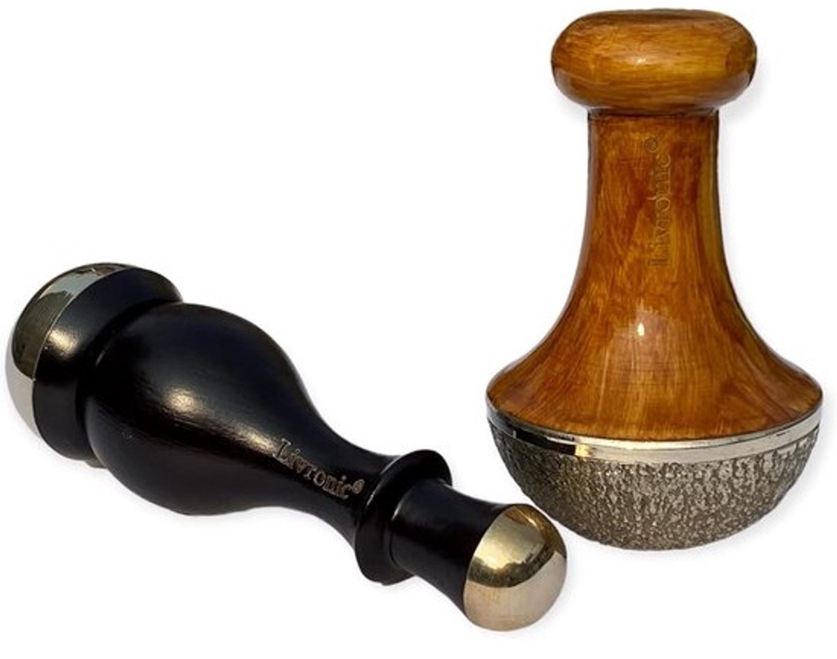 Kansa Wand - Lichaamsmassager Voetmassager - Ontspanningsmassage - 2-in-1 ontwerp - 15 cm lengte - Brons