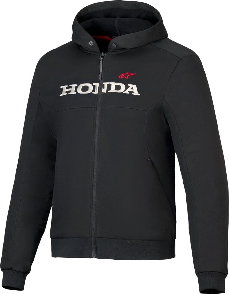 Alpinestars Honda Chrome V3 Sport Motorfiets Zip Hoodie -