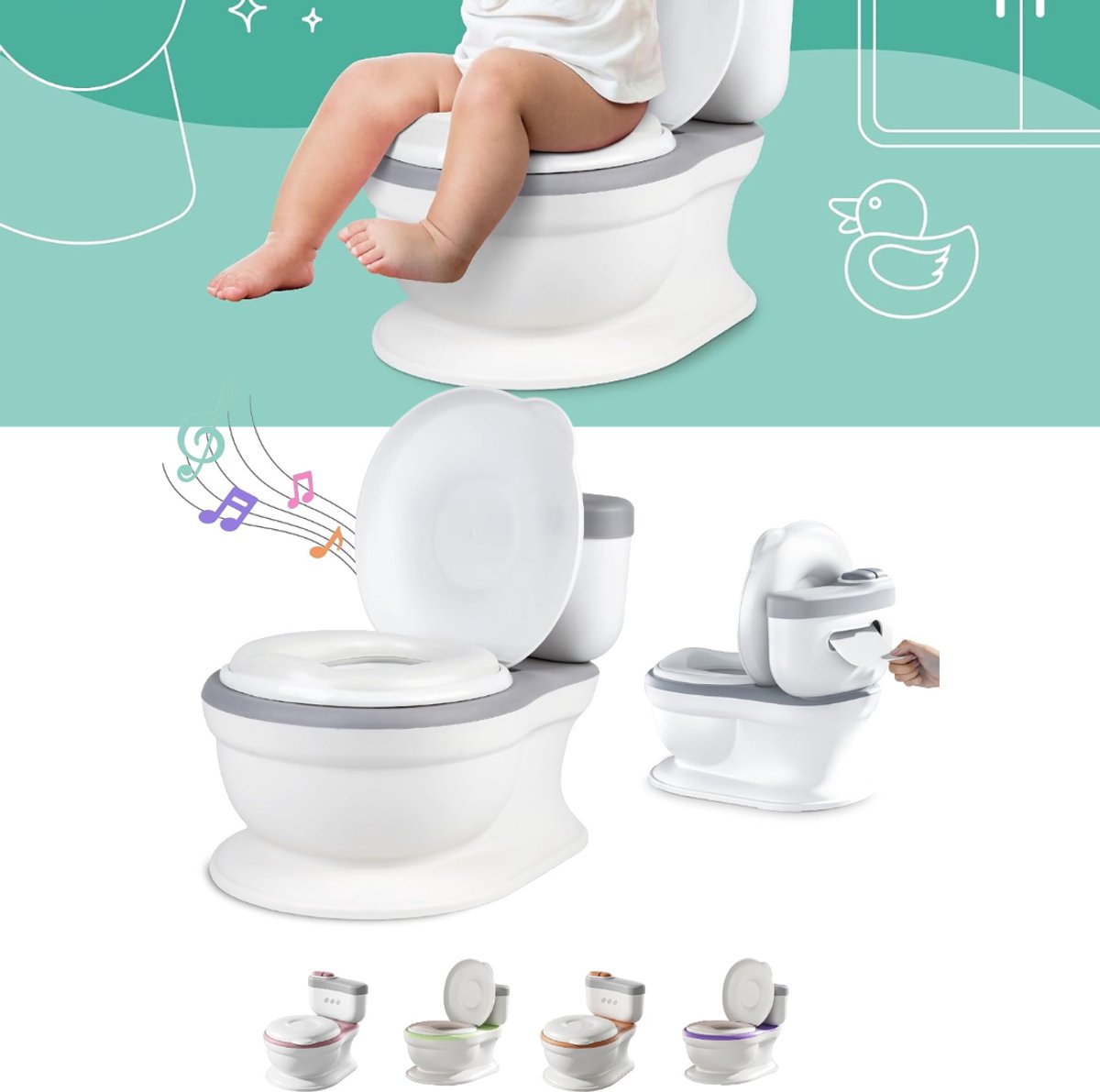 CRLYN® Potje Peuter - Plaspotje - WC Verkleiner