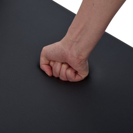 DESMIU Schoenenkast Met Zitbank En Opbergruimte Voor Hal En Slaapkamer - Hoogglans Zwart Met Gouden Details - 120x35x71.5 Cm — afbeelding 3