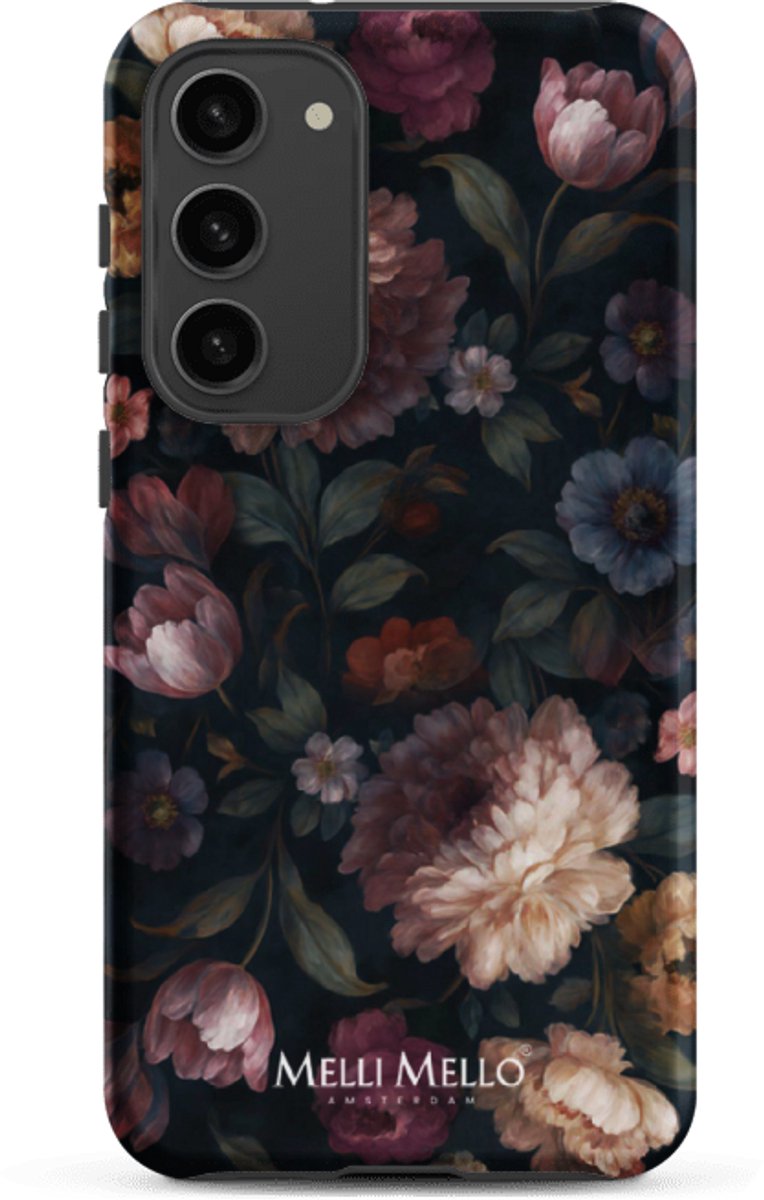 Melli Mello Telefoonhoesje Noir Bloom (Tough Case) - Samsung Galaxy S23 Plus