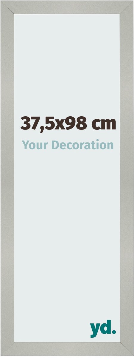 Your Decoration - Fotolijst 37,5x98 cm - MDF - Zilver Mat - Bologna