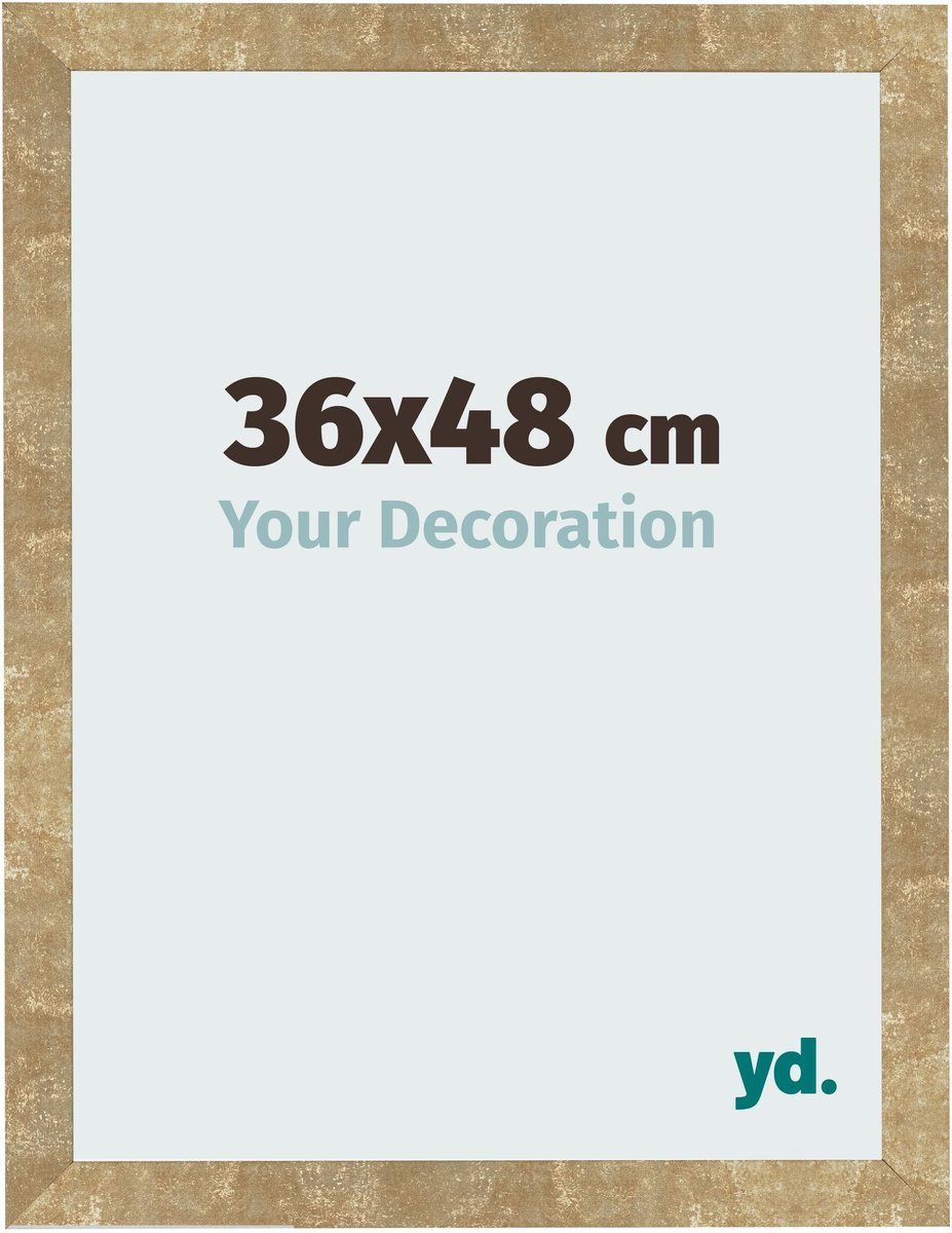 Your Decoration - Fotolijst 36x48 cm - MDF - Goud Antiek - Bologna