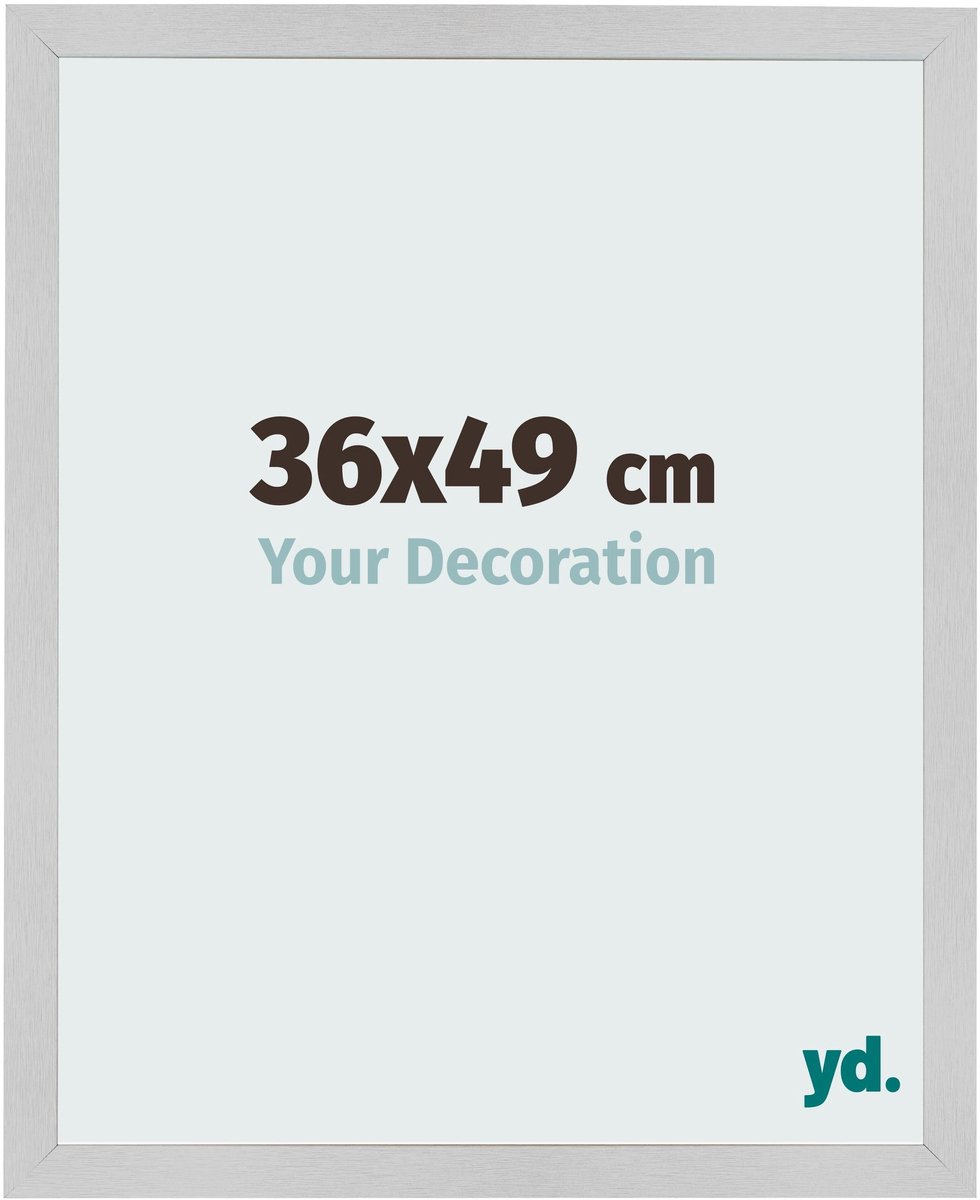Your Decoration - Fotolijst 36x49 cm - MDF - Edelstaal - Bologna