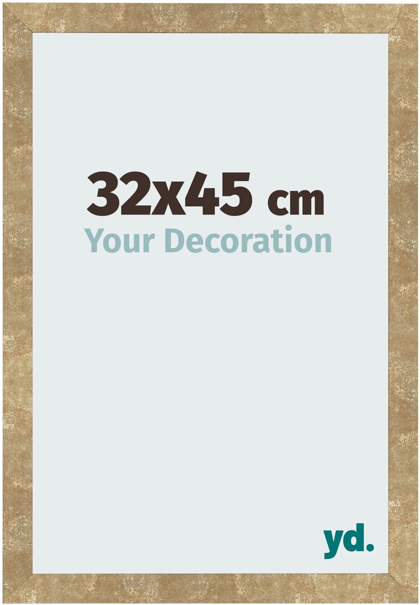 Your Decoration - Fotolijst 32x45 cm - MDF - Goud Antiek - Bologna