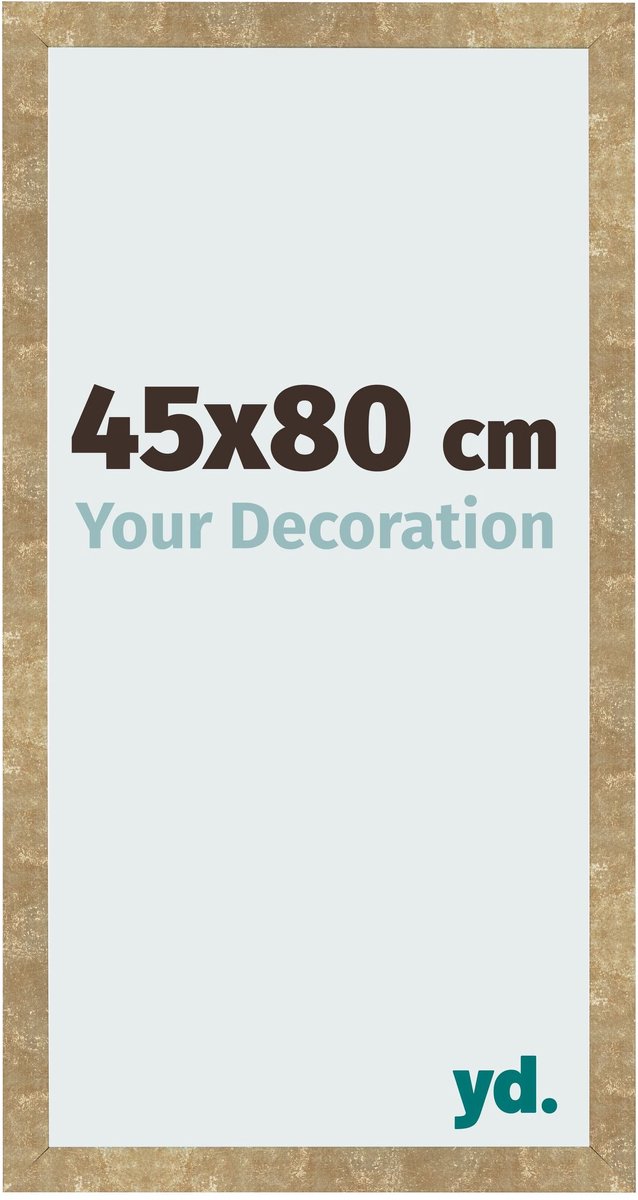 Your Decoration - Fotolijst 45x80 cm - MDF - Goud Antiek - Bologna
