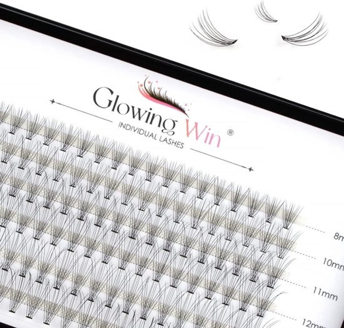 Natuurlijke Wimperextensions Cluster Lashes DIY - 120 PCS Wispy Nepwimpers (0.07C 10D Mix 8-14mm)