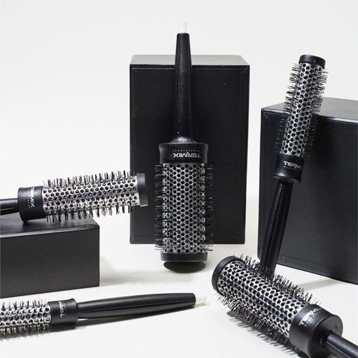 Professionele haarborstel Ø 23 mm - Aluminium thermische borstels voor snelle styling