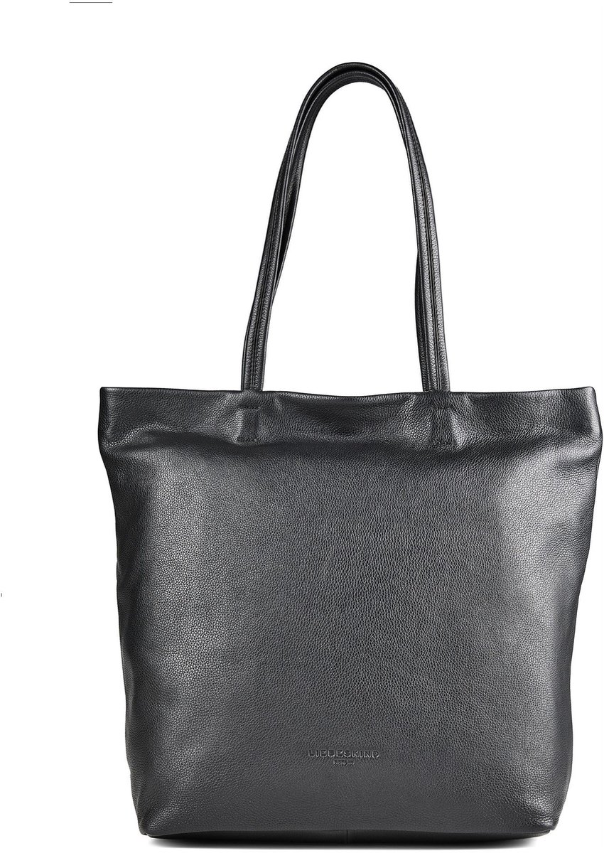 LIEBESKIND BERLIN schoudertas Carry Over 608 Hera II Small Pebble Bag Black zwart