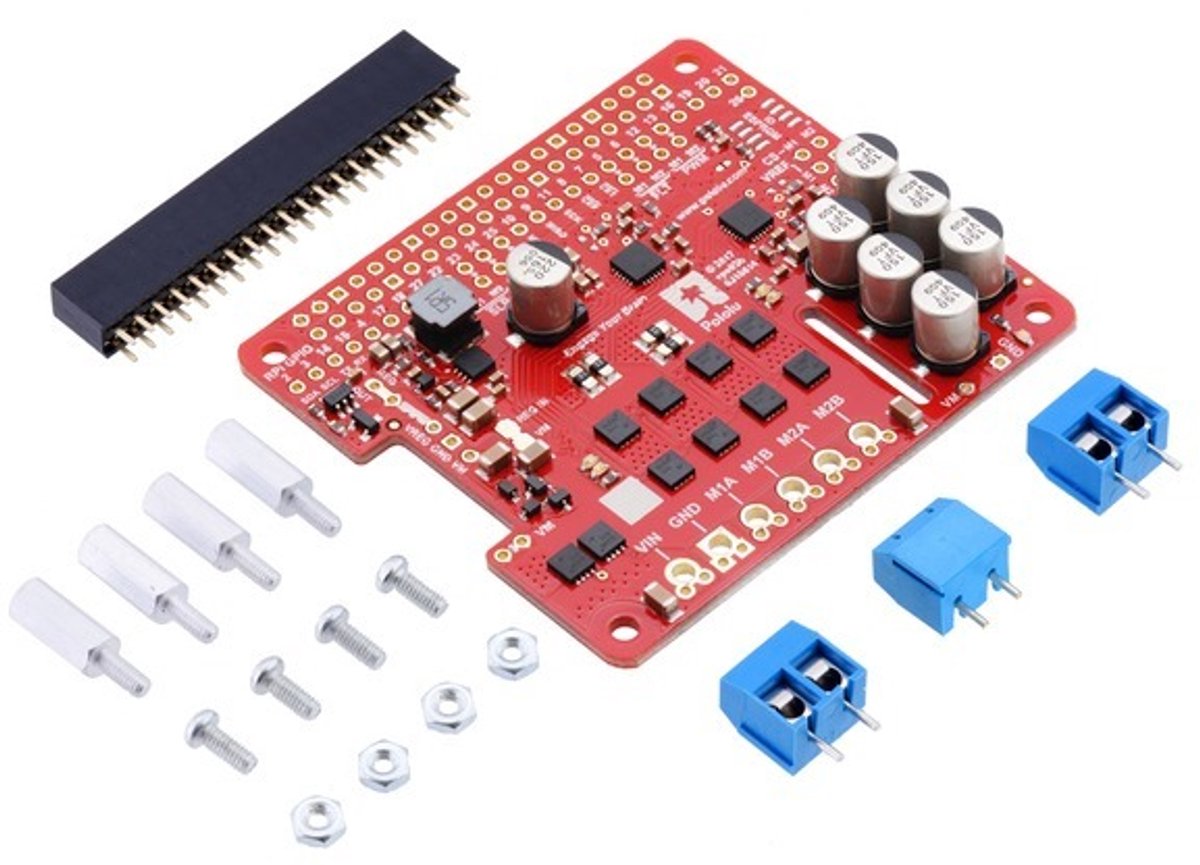 Dual G2 High-Power Motor Driver 18v18 for Raspberry Pi Pololu 3750