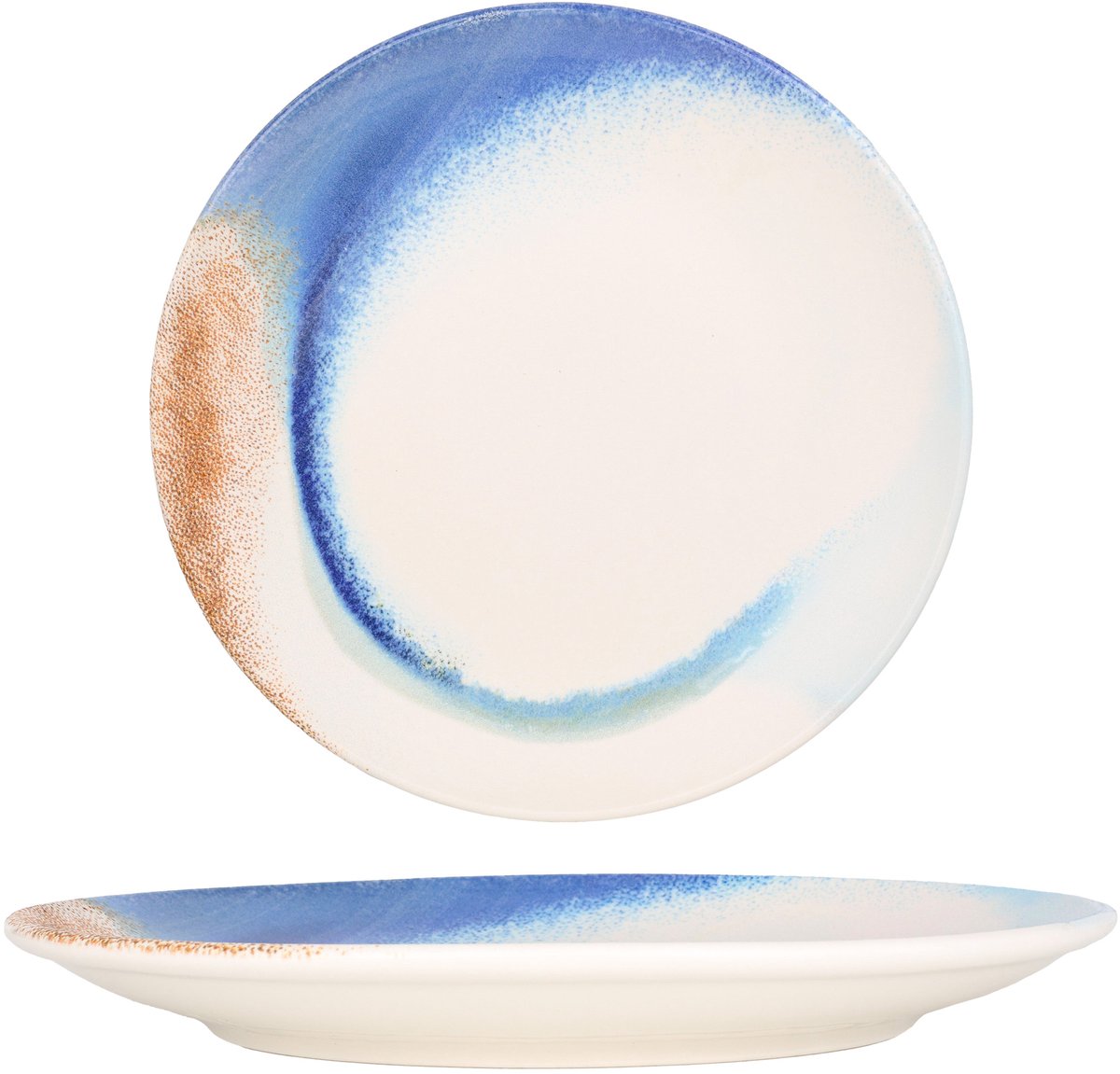 Bonna Dinerbord - Kymen - Porselein - 25 cm - set van 6