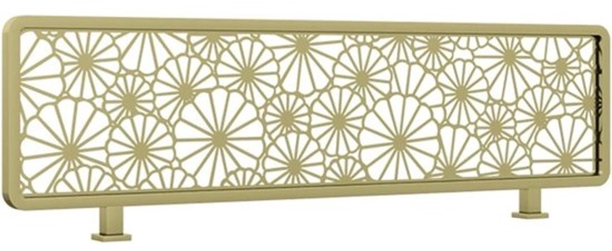 Bureauverdeler - Tafelblad scheider - Kantoor scheiding - Geperforeerde installatie - 60 cm lengte - Goud