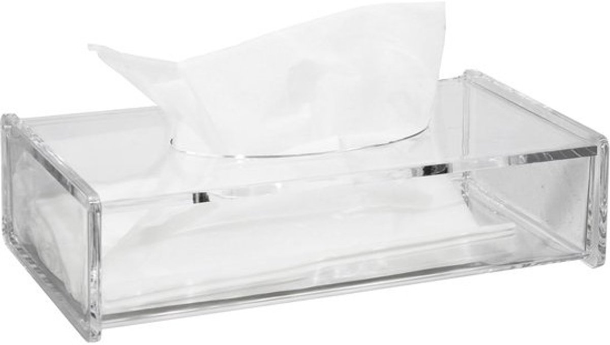 Cosmetica Container - Make-up Opberger - Bureau Organisatie - Transparant Acryl - 26 x 135 x 55 cm - Helder