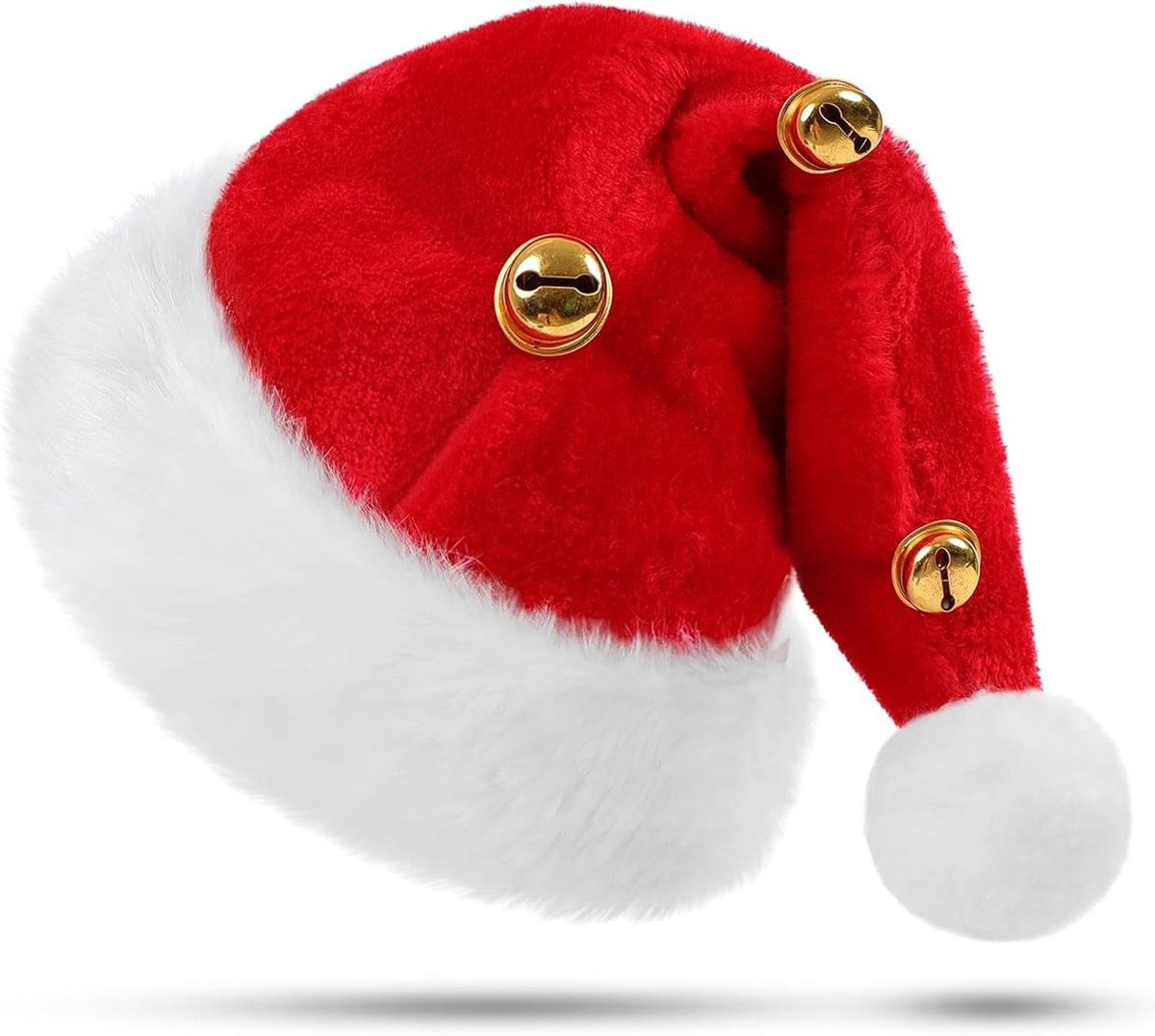 Warme en Dikke Santa Hat voor Volwassenen en Kinderen - Perfect voor Kerstmis en Feestdagen