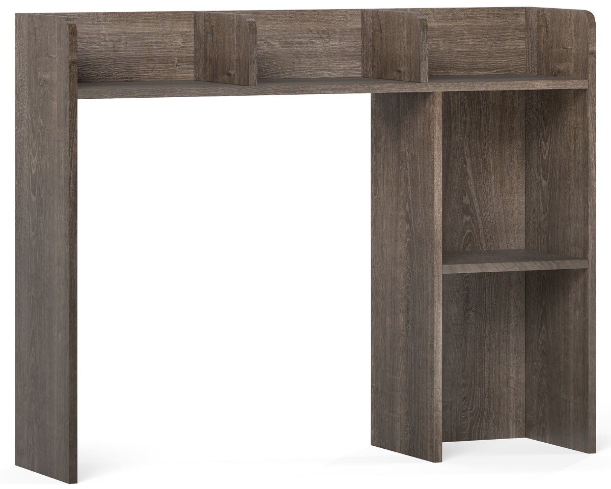 SureDeal® - Boekenkast - Bureau Kastlegbord - Opbergvakken Stabiel Tafellegbord - Anti Kantelsets - 94x25x74 cm - Natuurlijk