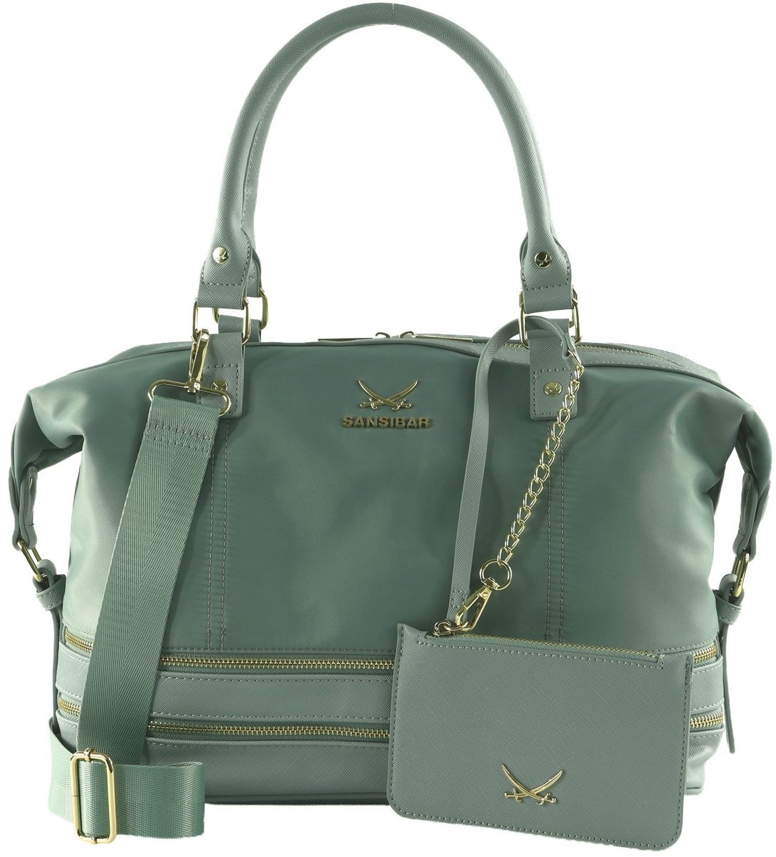 Sansibar schoudertas reistas Shoulder Bag Blue Lichtblauw
