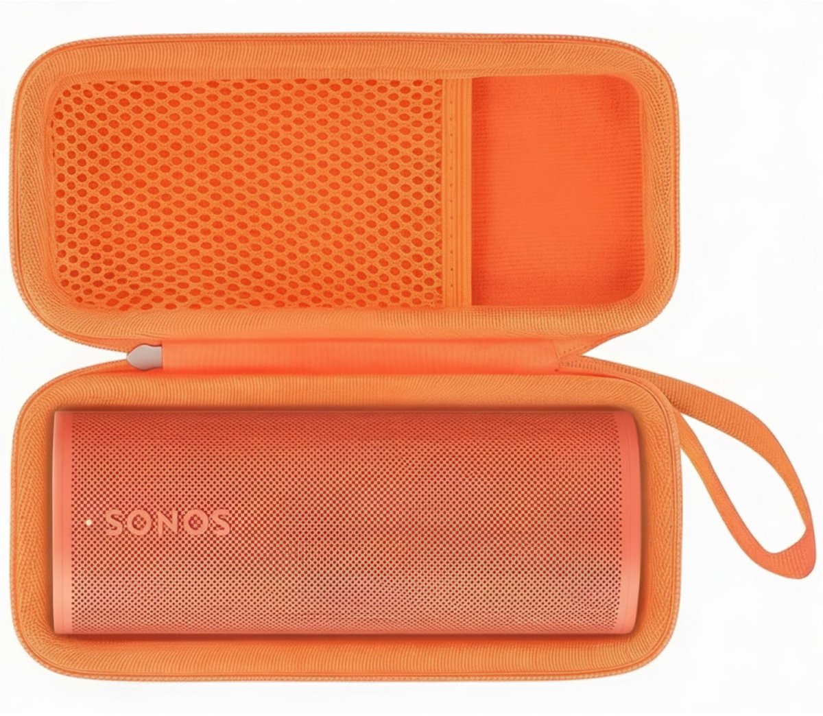 Khanka Hard Travel Case Vervanging voor Sonos Roam Bluetooth Speaker, Rood, Modern design - ShopVlot