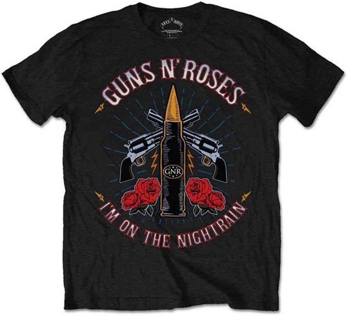 Heren T-Shirt - Bandshirt Kleding - Vrije Tijd - Officieel Gelicenseerd - S tot XXL - Zwart
