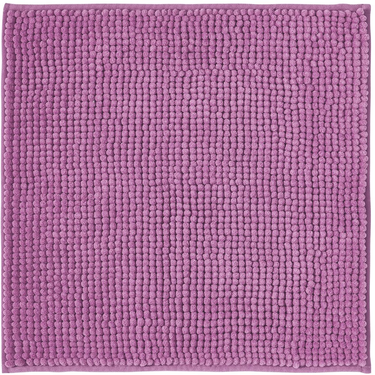 Badmat van Chenille - Antislip en Wasbaar - Voor Douche, Bad en Toilet - Lila 45x45 cm