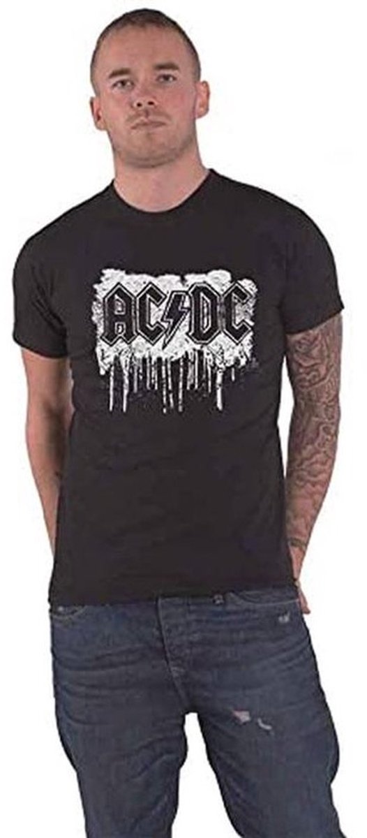 Heren T-shirt met Drips en Spanning