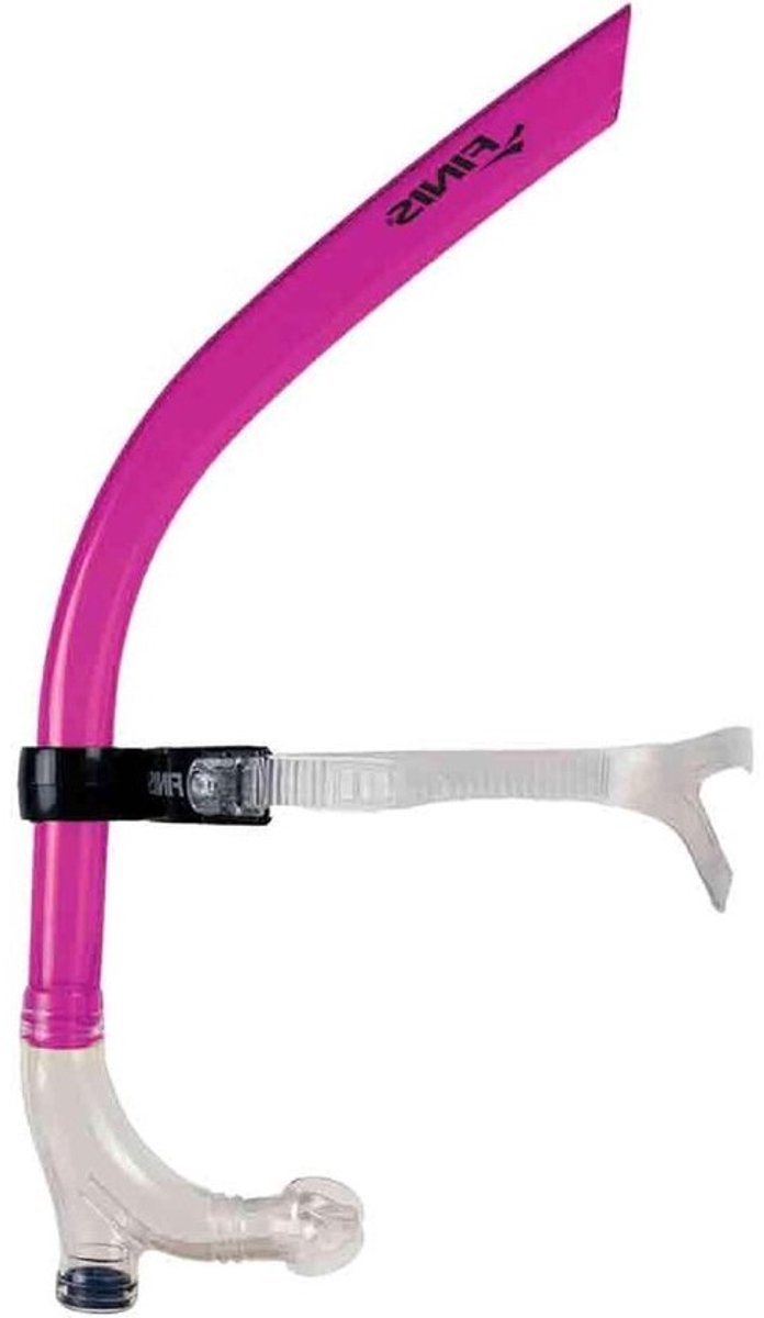 Zwemmers Snorkel - Center Mount Snorkel - Zwemtechniek Verbeteren - Eenrichtingsklep - 1 stuk - Roze