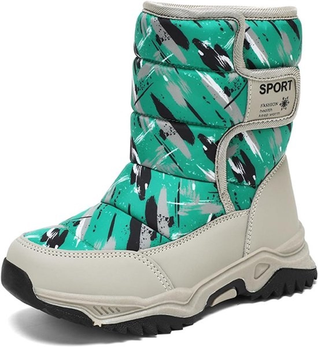 Warme Kinder Snowboots met Klittenband voor Jongens en Meisjes