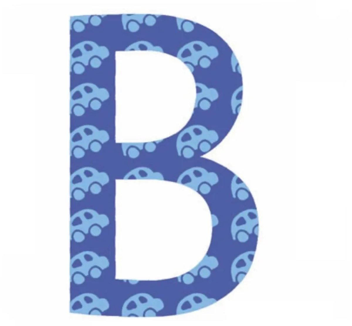 Lilipinso stickers blauwe letter b