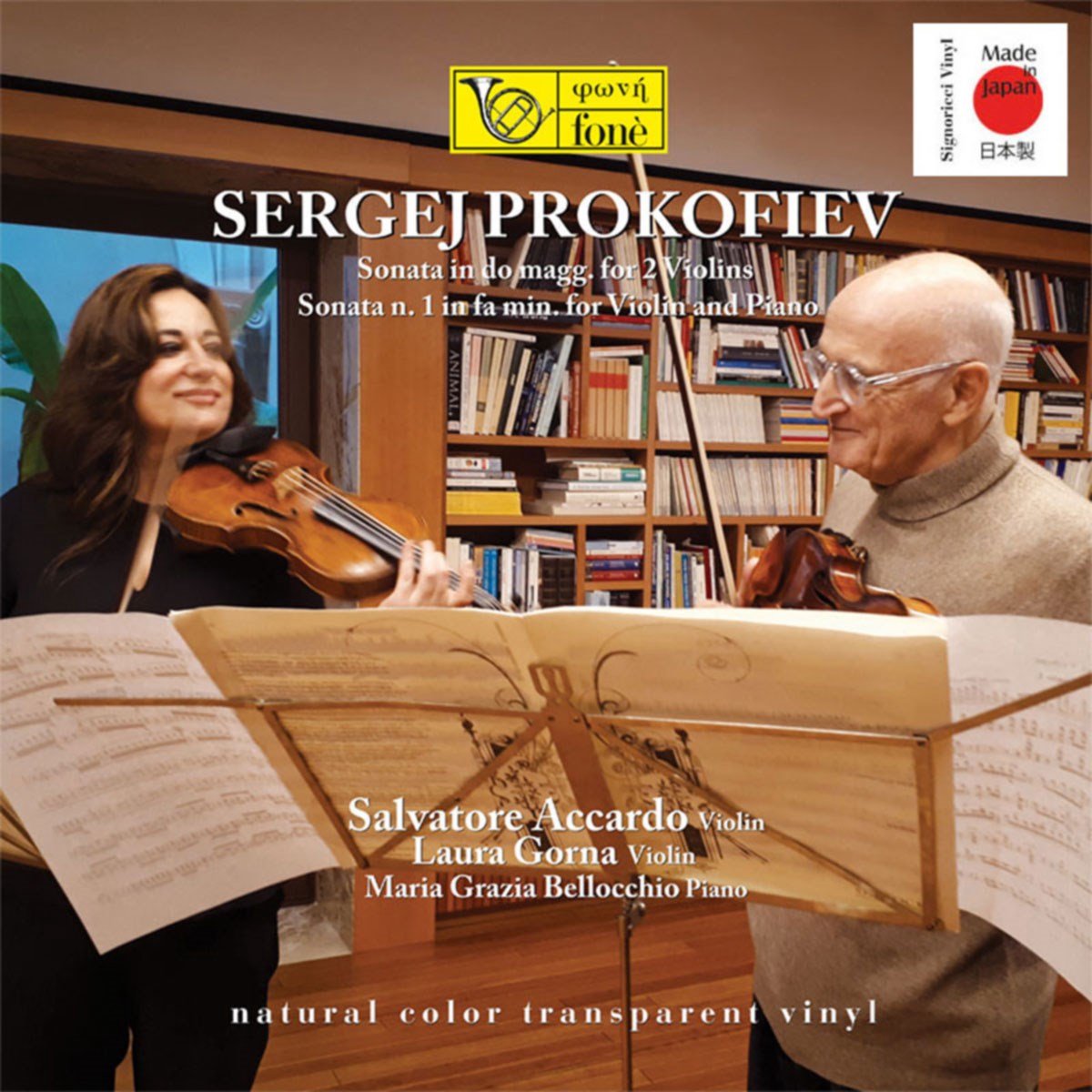 Salvatore Accardo, Laura Gorna & Maria Grazia Bellocchio - Prokofiev: Sonate (LP) (Coloured Vinyl)