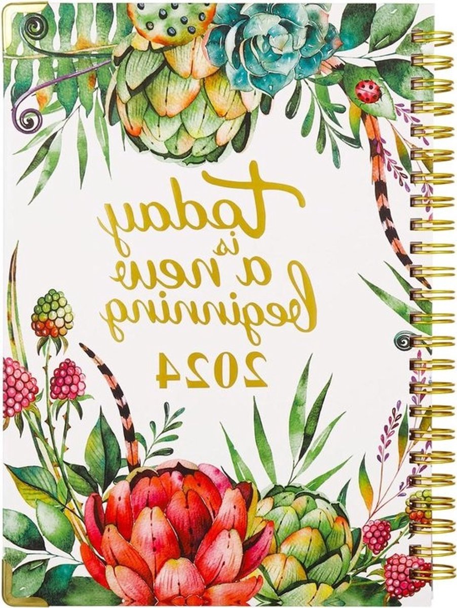 Planner 2024 - Agenda Maandelijkse - Dagelijkse Organisatie - Dik Papier - 158 x 218 cm - Niet gespecificeerd
