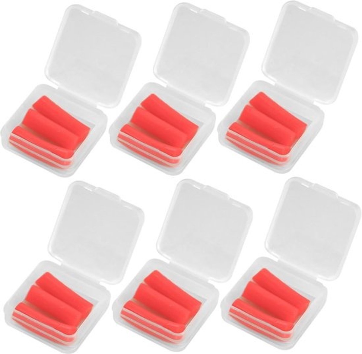 Diamant Schilderen Wax - Strass Picker Tool - Doe-het-zelf Ambachten - Nauwkeurige Plaatsing - 6 Stuks Set - Rood